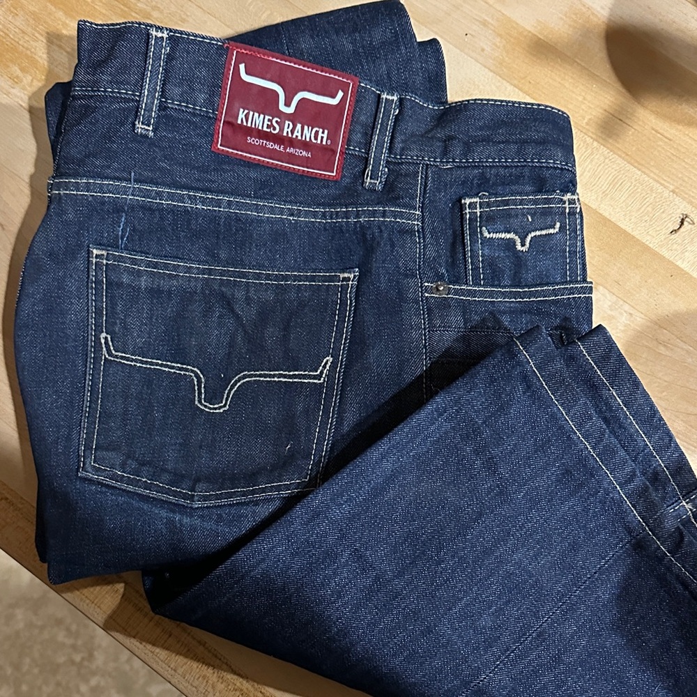 Kimes Ranch Indigo Straight Jeans